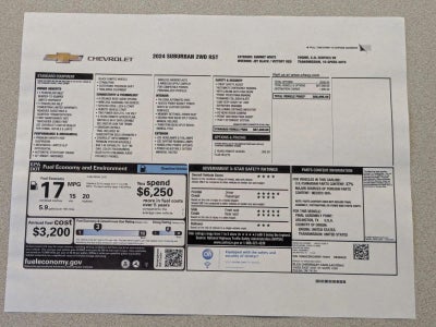 2024 Chevrolet Suburban RST