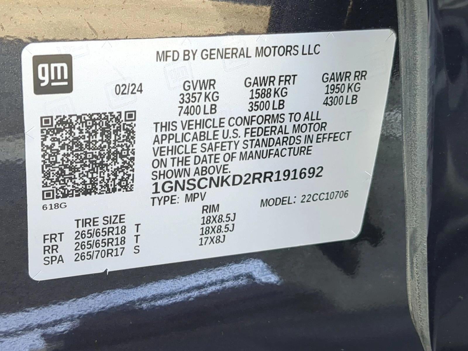 2024 Chevrolet Tahoe LT