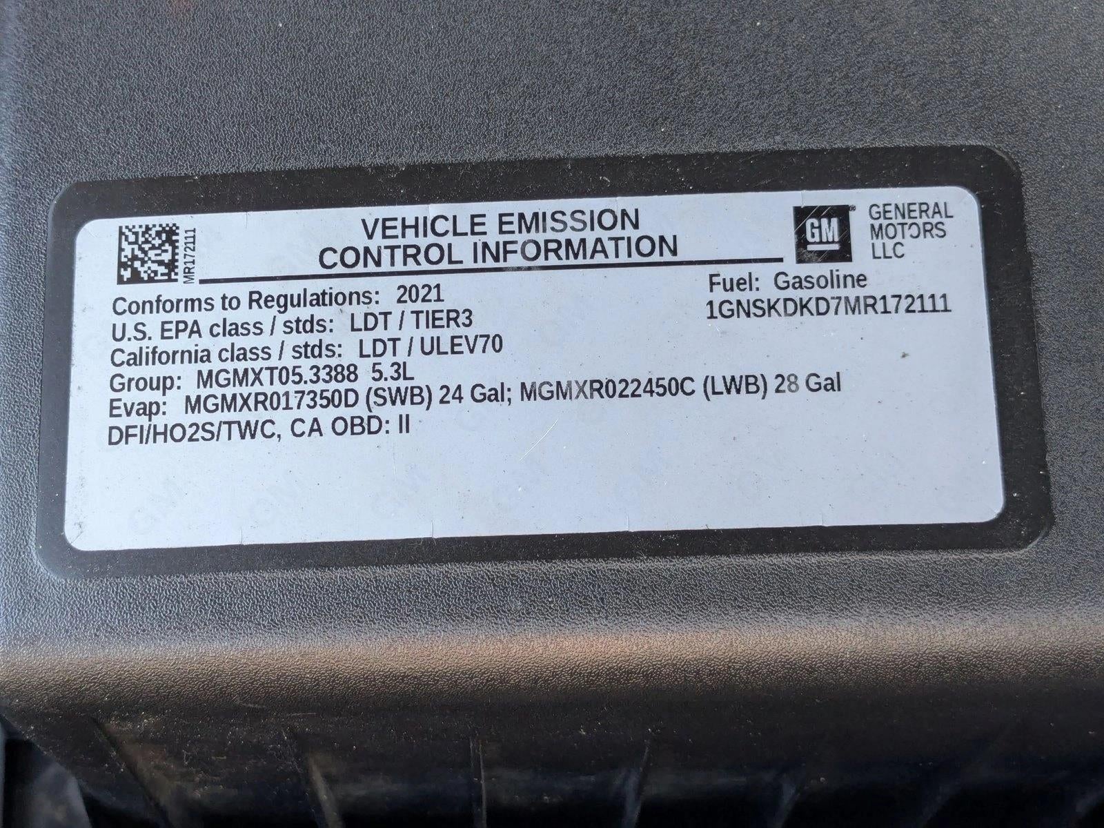 2021 Chevrolet Suburban Z71