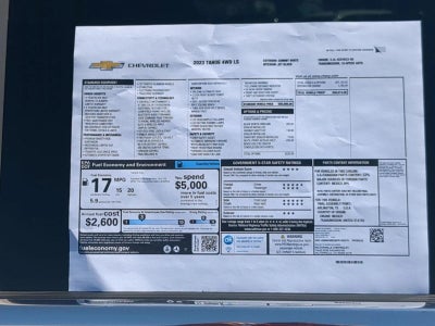 2023 Chevrolet Tahoe LS