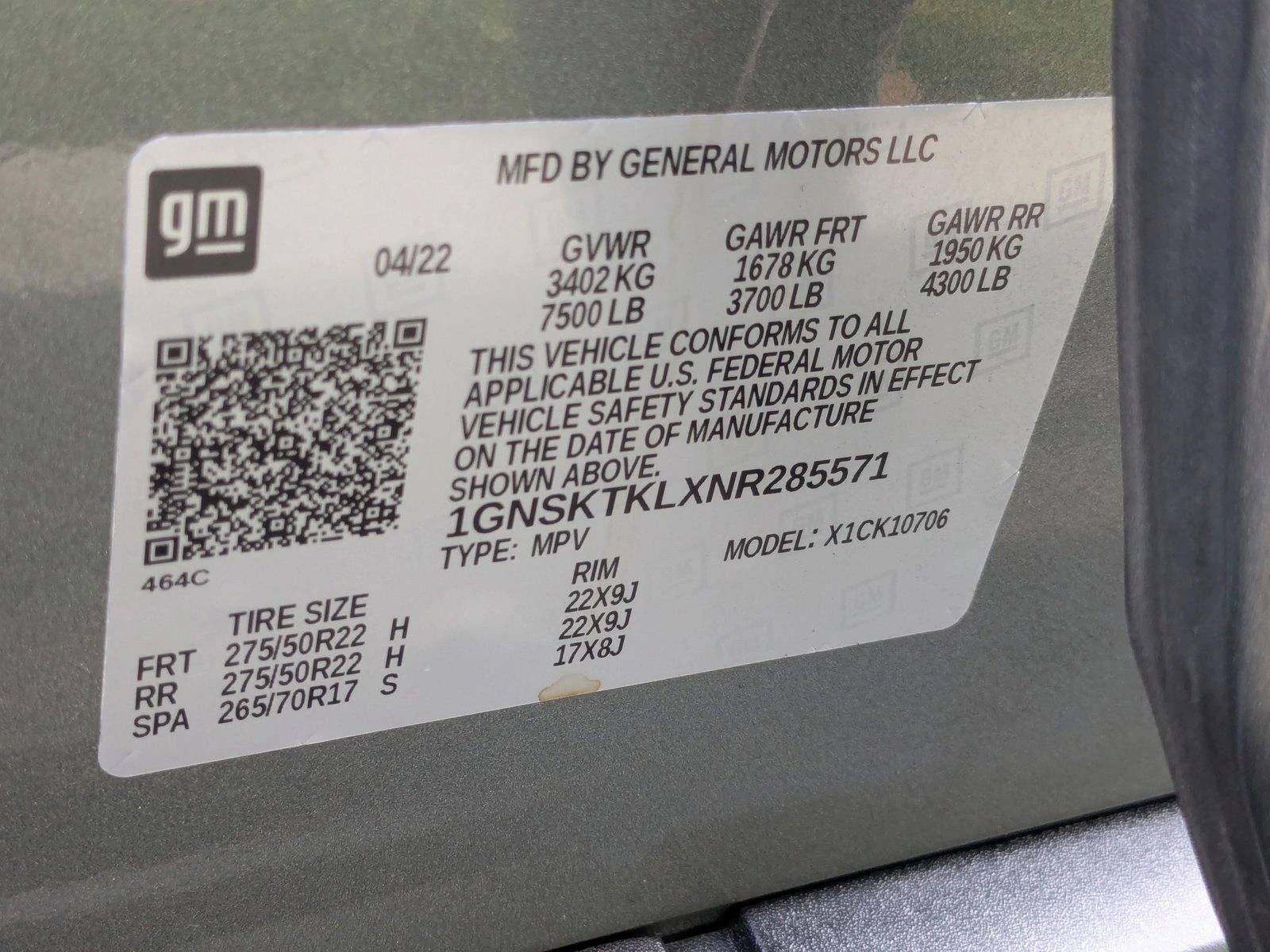 2022 Chevrolet Tahoe High Country