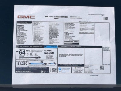 2025 GMC Sierra EV Extended Range Denali