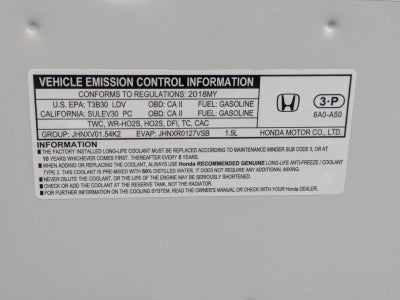 2018 Honda Accord Sedan LX 1.5T