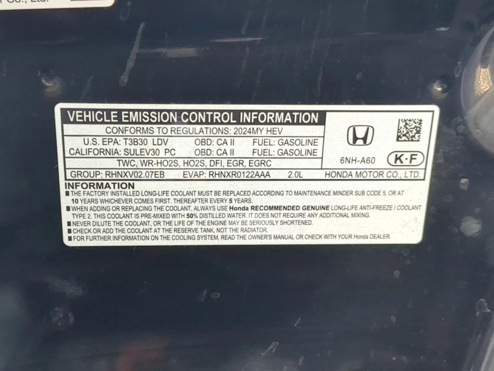2024 Honda Accord Hybrid Sport