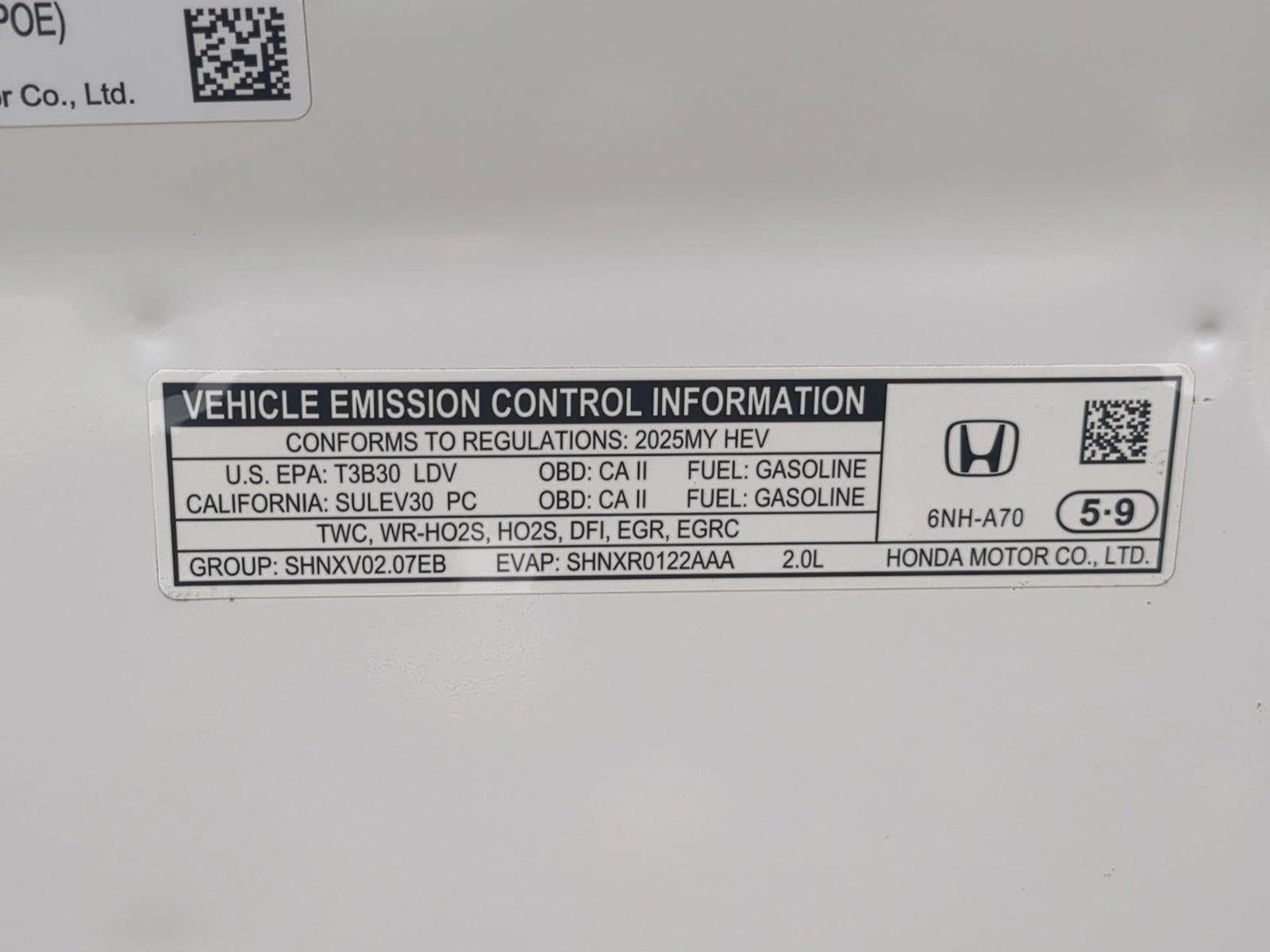 2025 Honda Accord Hybrid EX-L