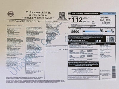 2018 Nissan LEAF SL