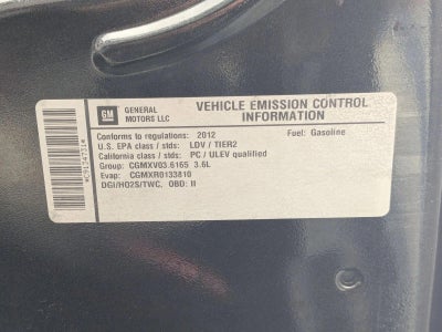 2012 Chevrolet Camaro 2LT