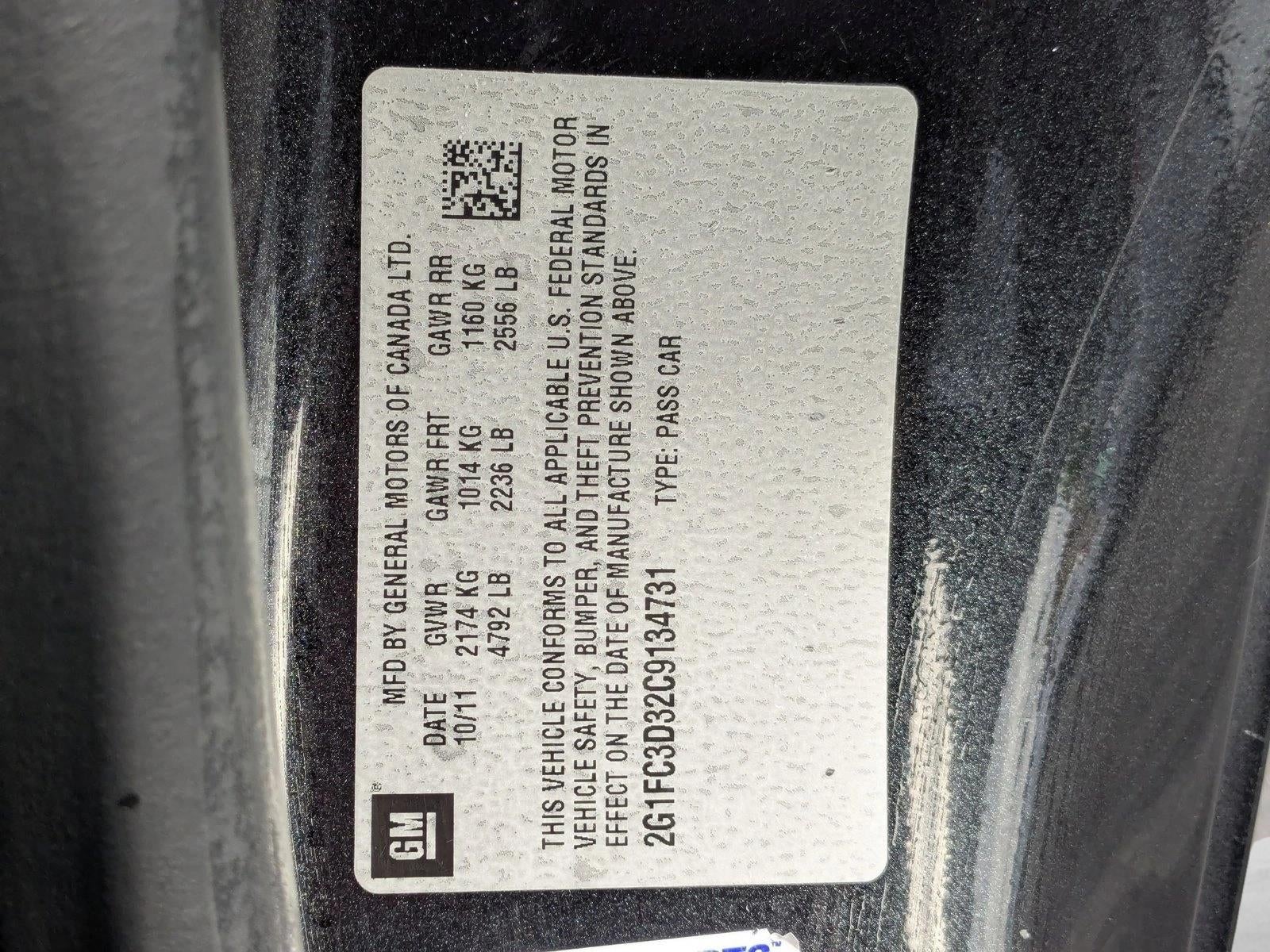 2012 Chevrolet Camaro 2LT