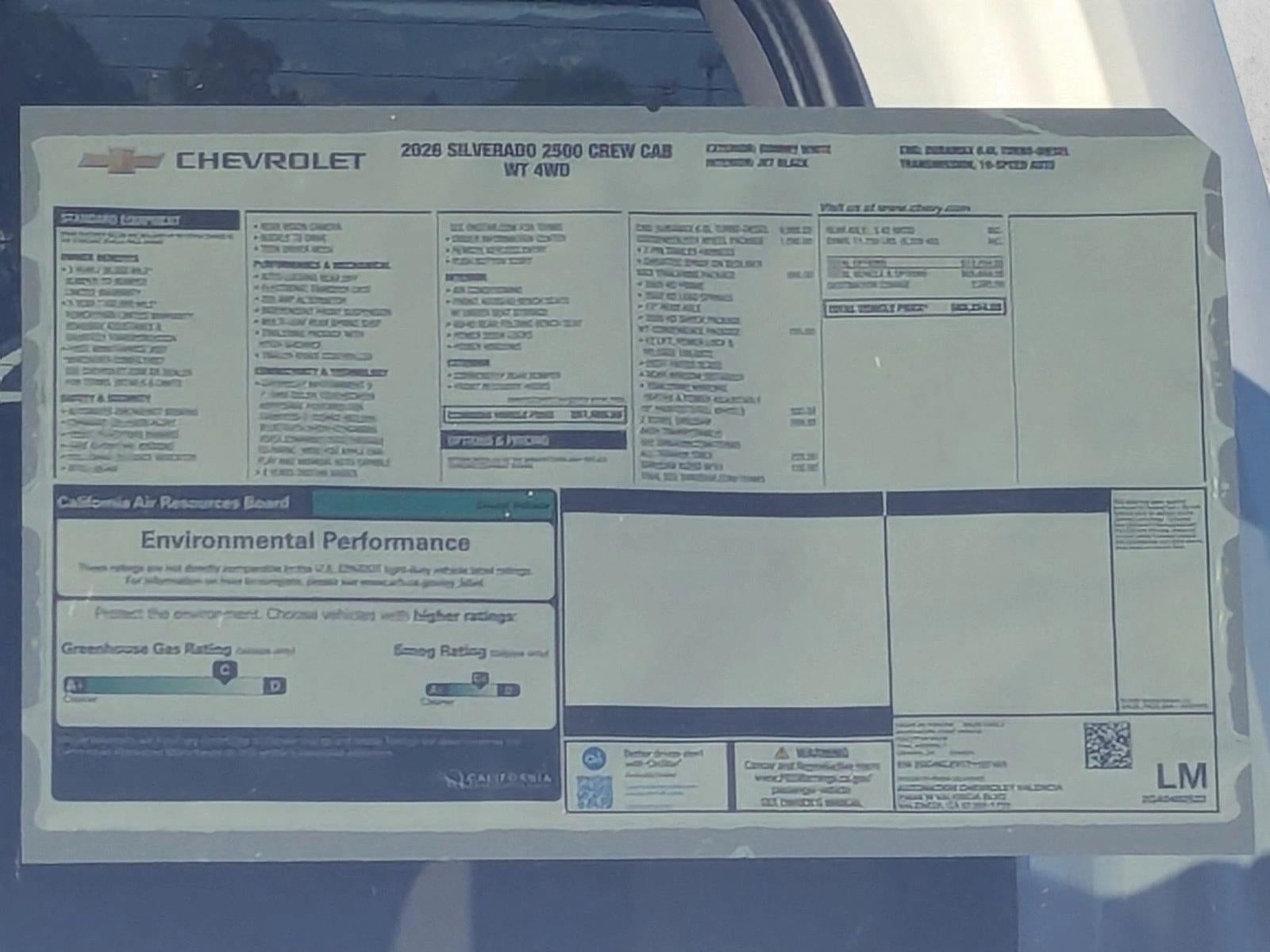 2026 Chevrolet Silverado 2500 HD WT