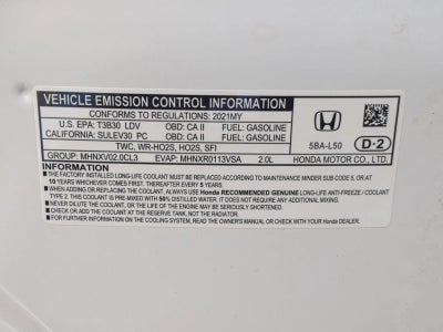 2021 Honda Civic Sedan Sport