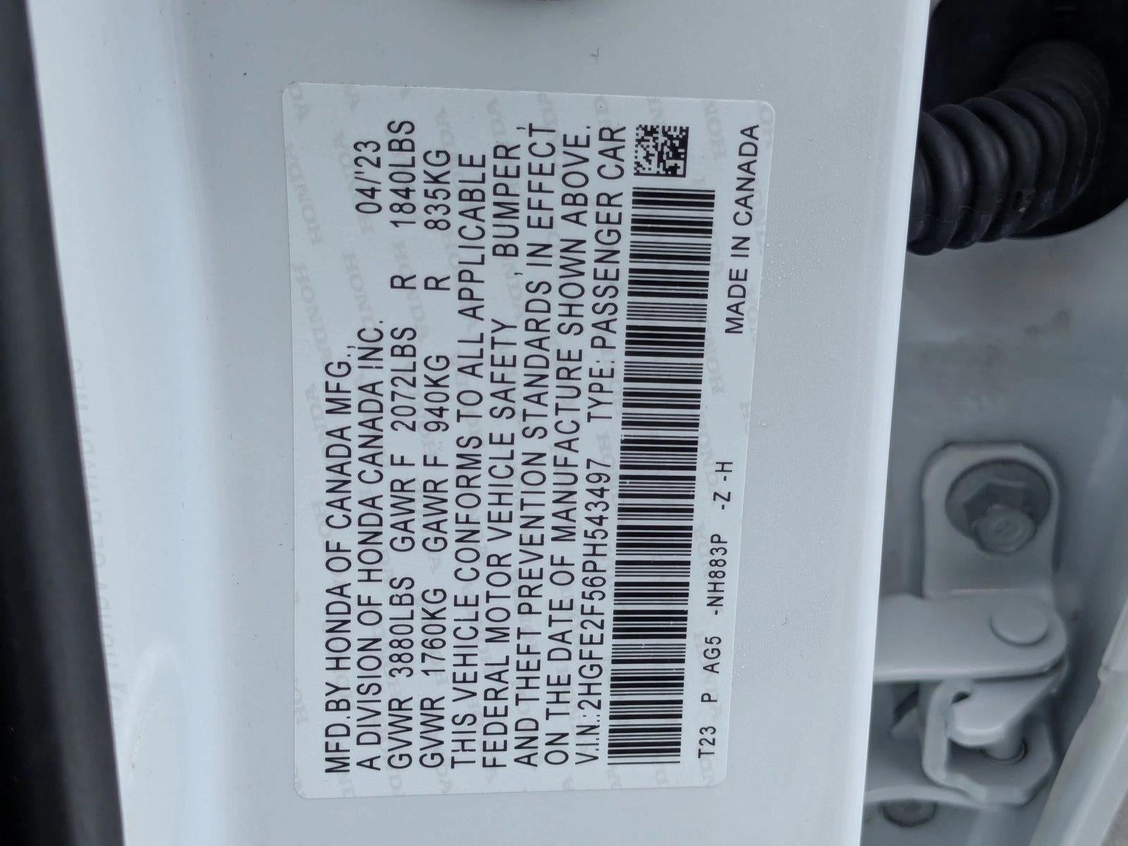 2023 Honda Civic Sedan Sport