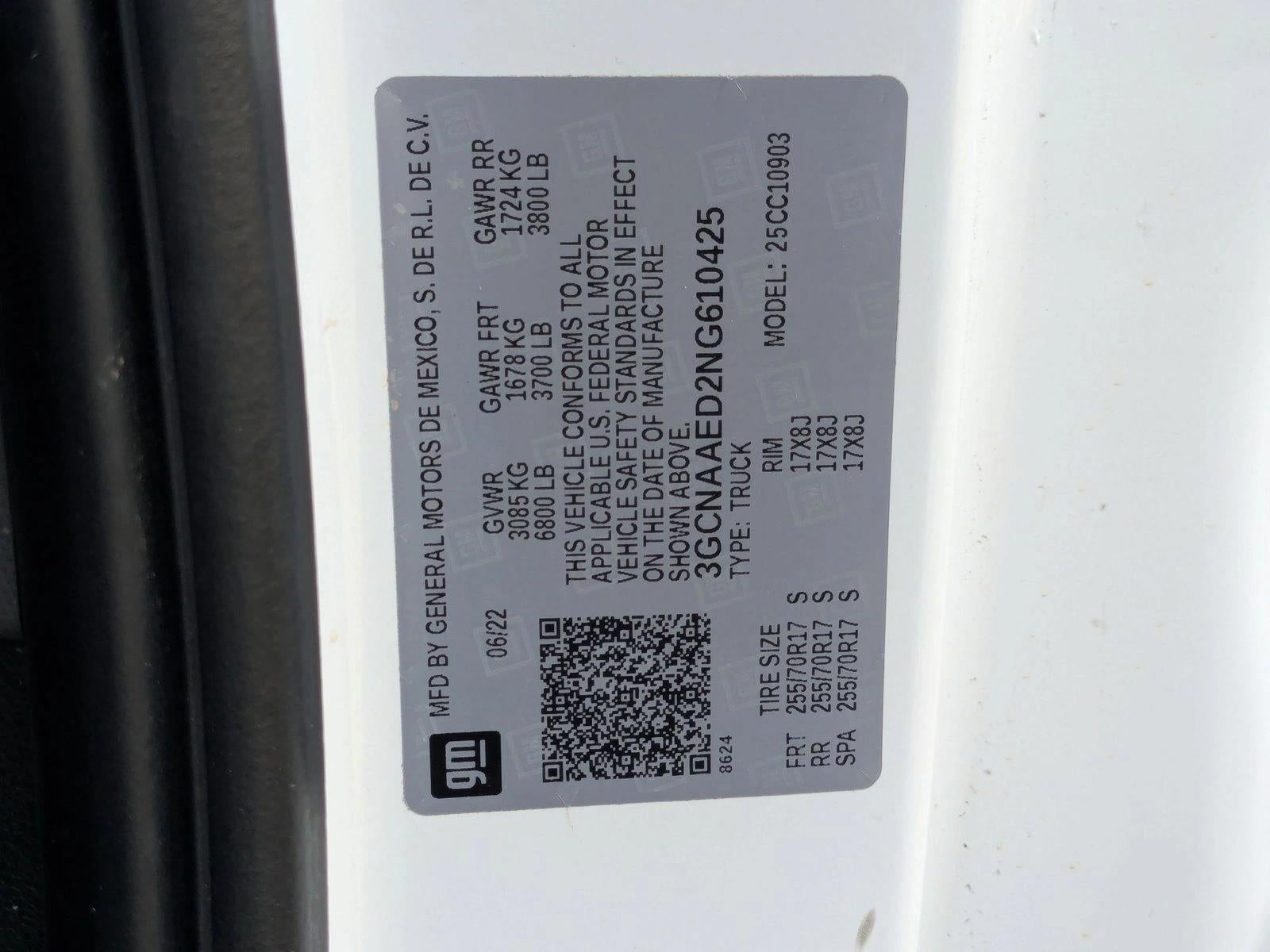 2022 Chevrolet Silverado 1500 WT