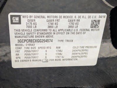 2016 Chevrolet Silverado 1500 LT