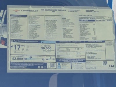 2026 Chevrolet Silverado 1500 Custom Trail Boss