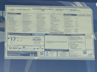 2026 Chevrolet Silverado 1500 Custom Trail Boss