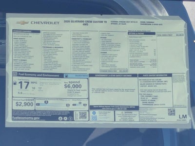 2026 Chevrolet Silverado 1500 Custom Trail Boss