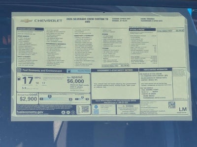 2026 Chevrolet Silverado 1500 Custom Trail Boss