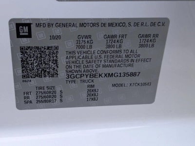 2021 Chevrolet Silverado 1500 Custom