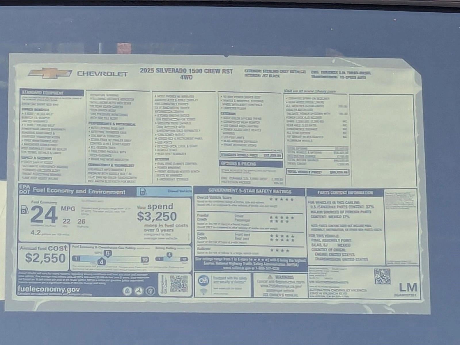 2025 Chevrolet Silverado 1500 RST