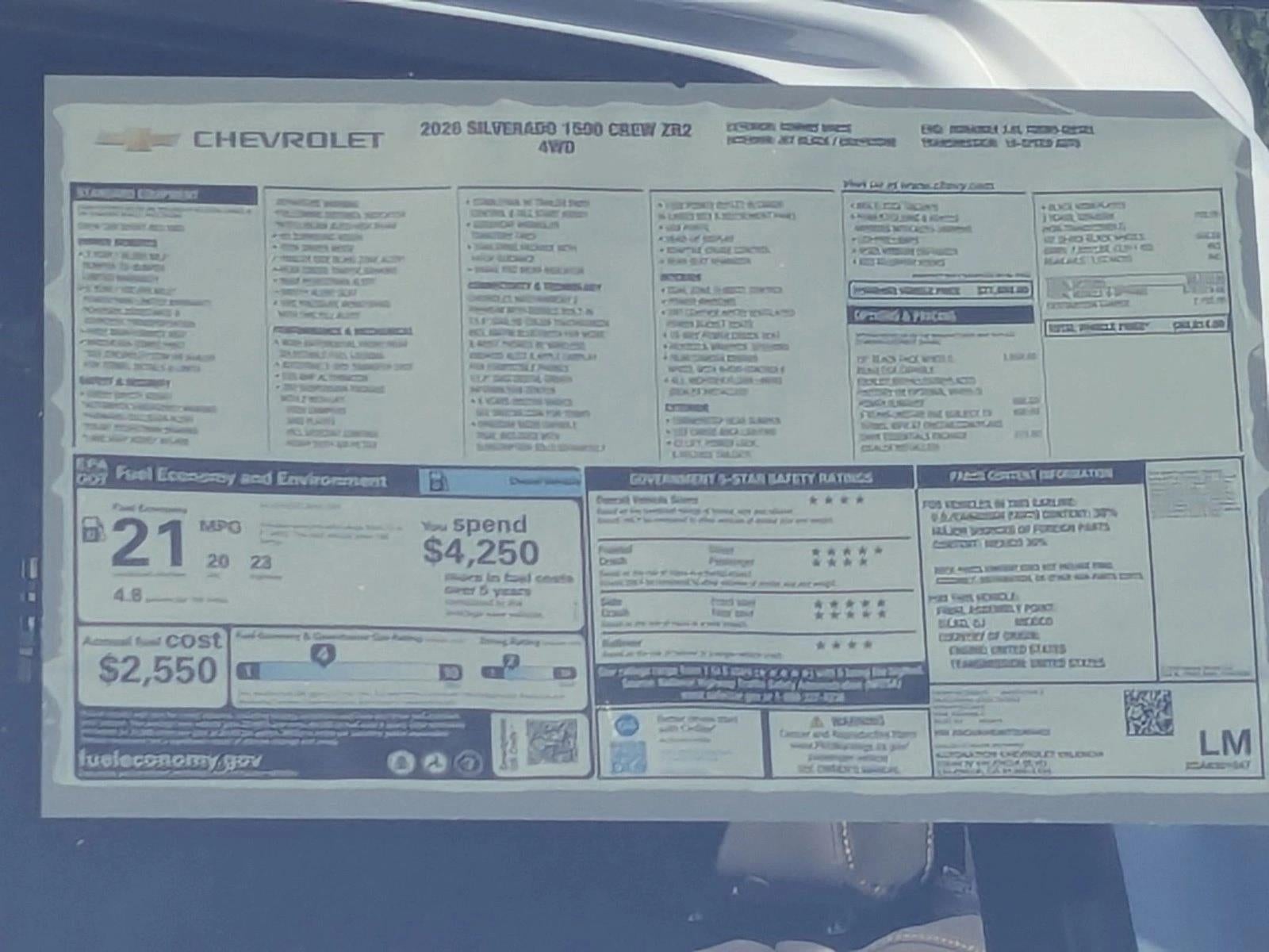 2026 Chevrolet Silverado 1500 ZR2