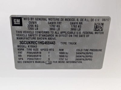 2017 Chevrolet Silverado 1500 LT