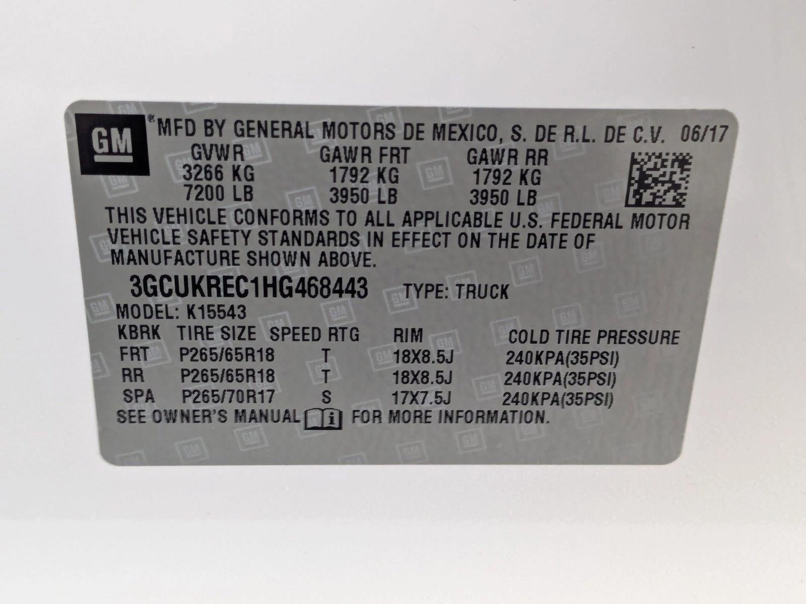 2017 Chevrolet Silverado 1500 LT