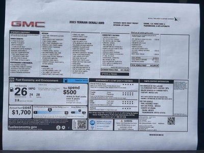 2023 GMC Terrain Denali