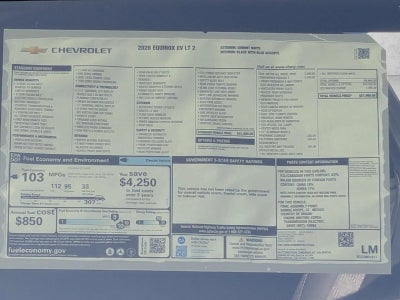 2026 Chevrolet Equinox EV LT