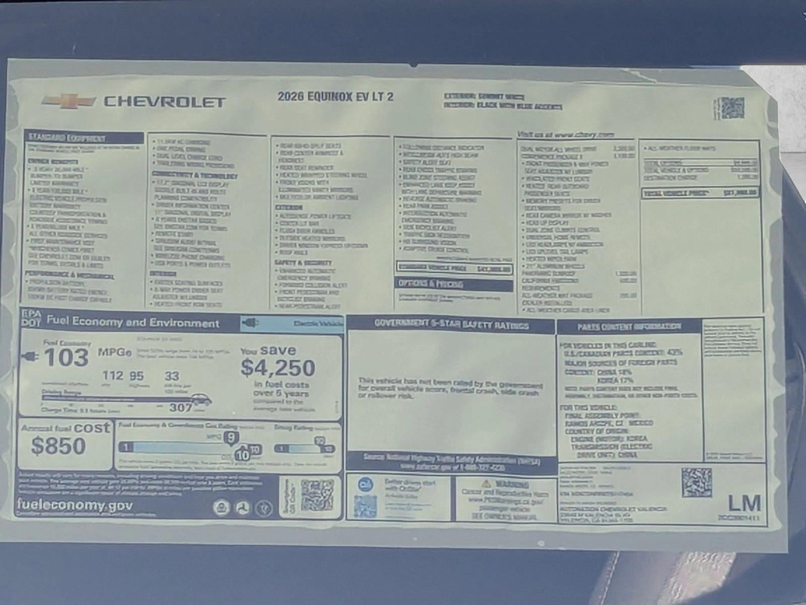 2026 Chevrolet Equinox EV LT