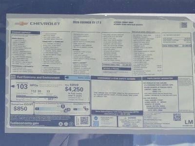 2026 Chevrolet Equinox EV LT