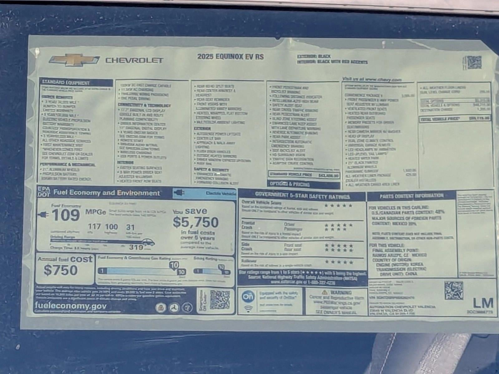 2025 Chevrolet Equinox EV RS