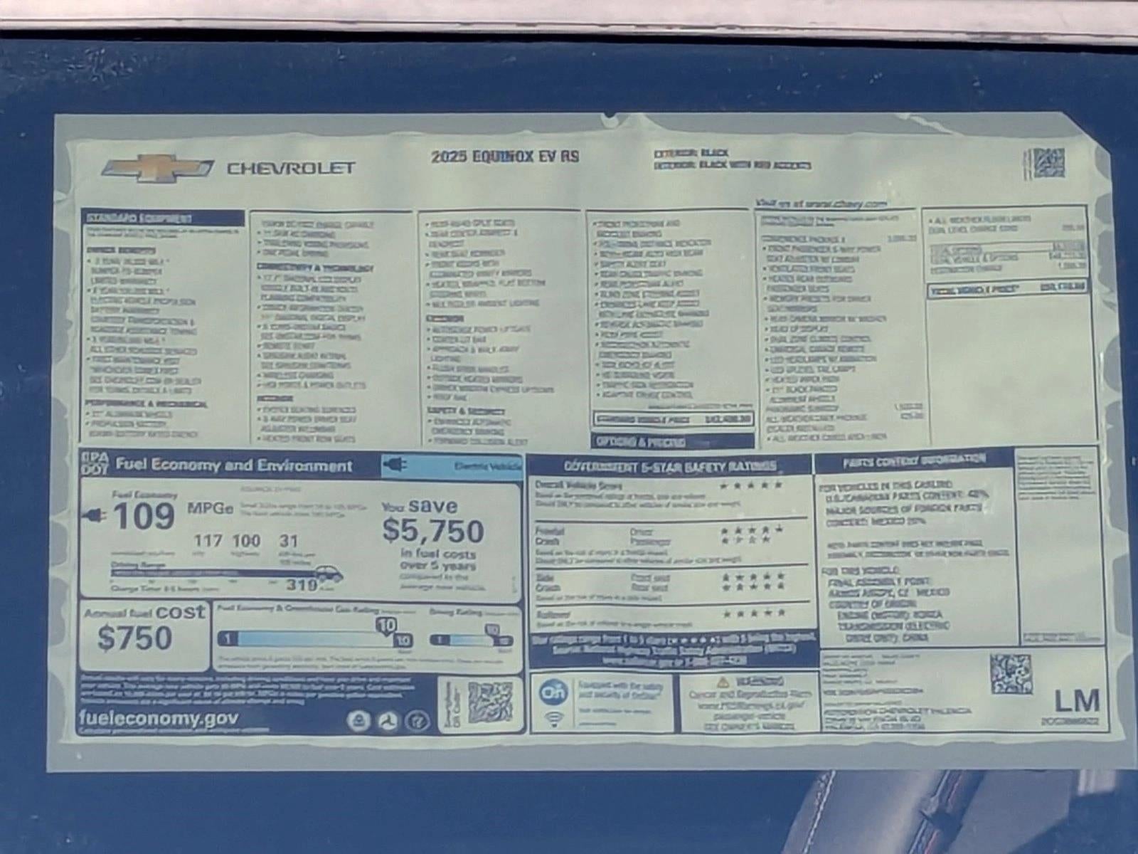 2025 Chevrolet Equinox EV RS
