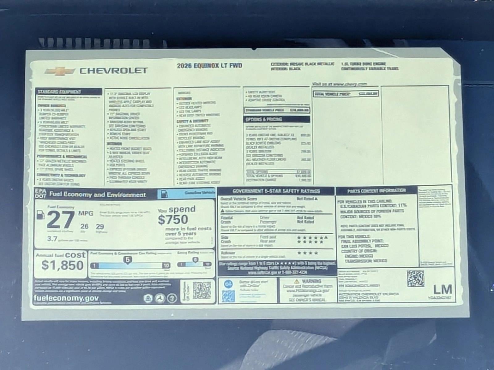 2026 Chevrolet Equinox LT