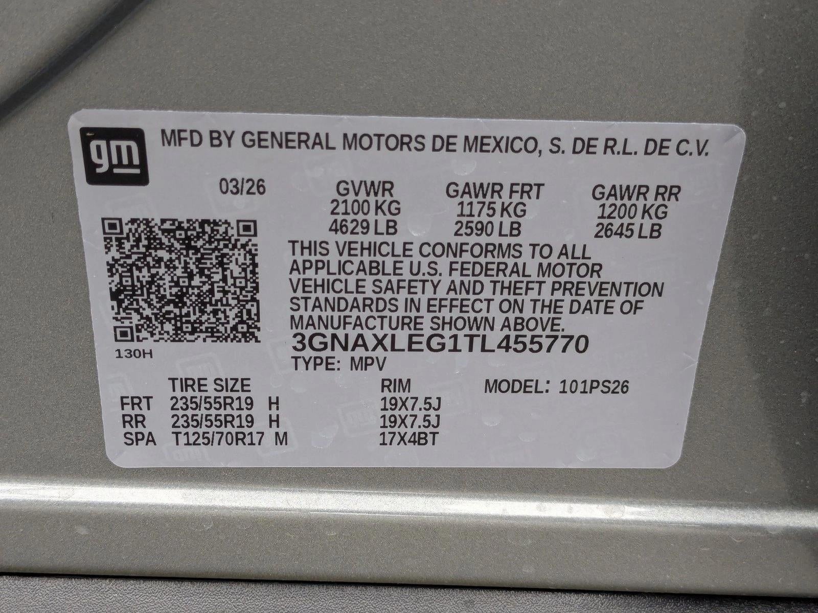 2026 Chevrolet Equinox RS