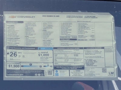 2026 Chevrolet Equinox RS