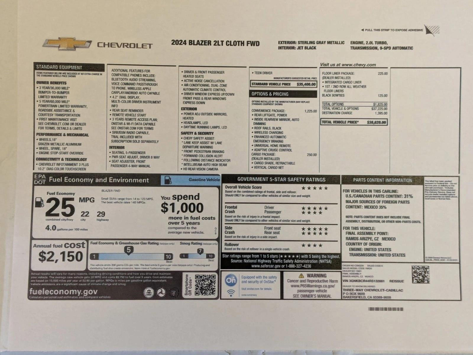 2024 Chevrolet Blazer 2LT
