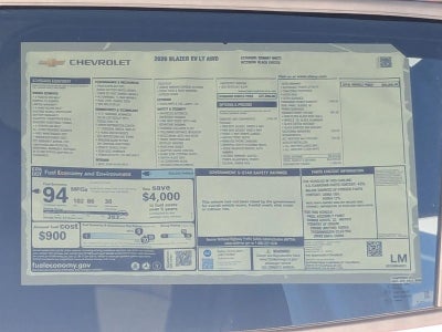 2026 Chevrolet Blazer EV LT