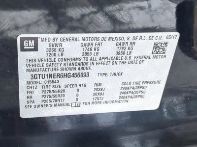 2017 GMC Sierra 1500 SLT