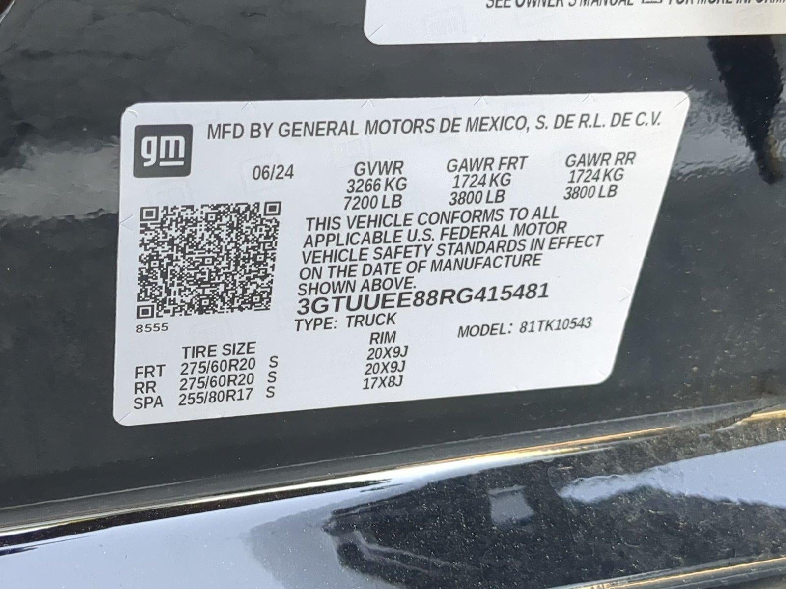 2024 GMC Sierra 1500 AT4