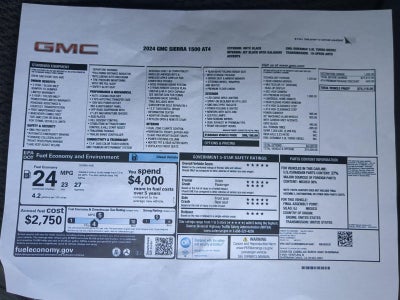 2024 GMC Sierra 1500 AT4