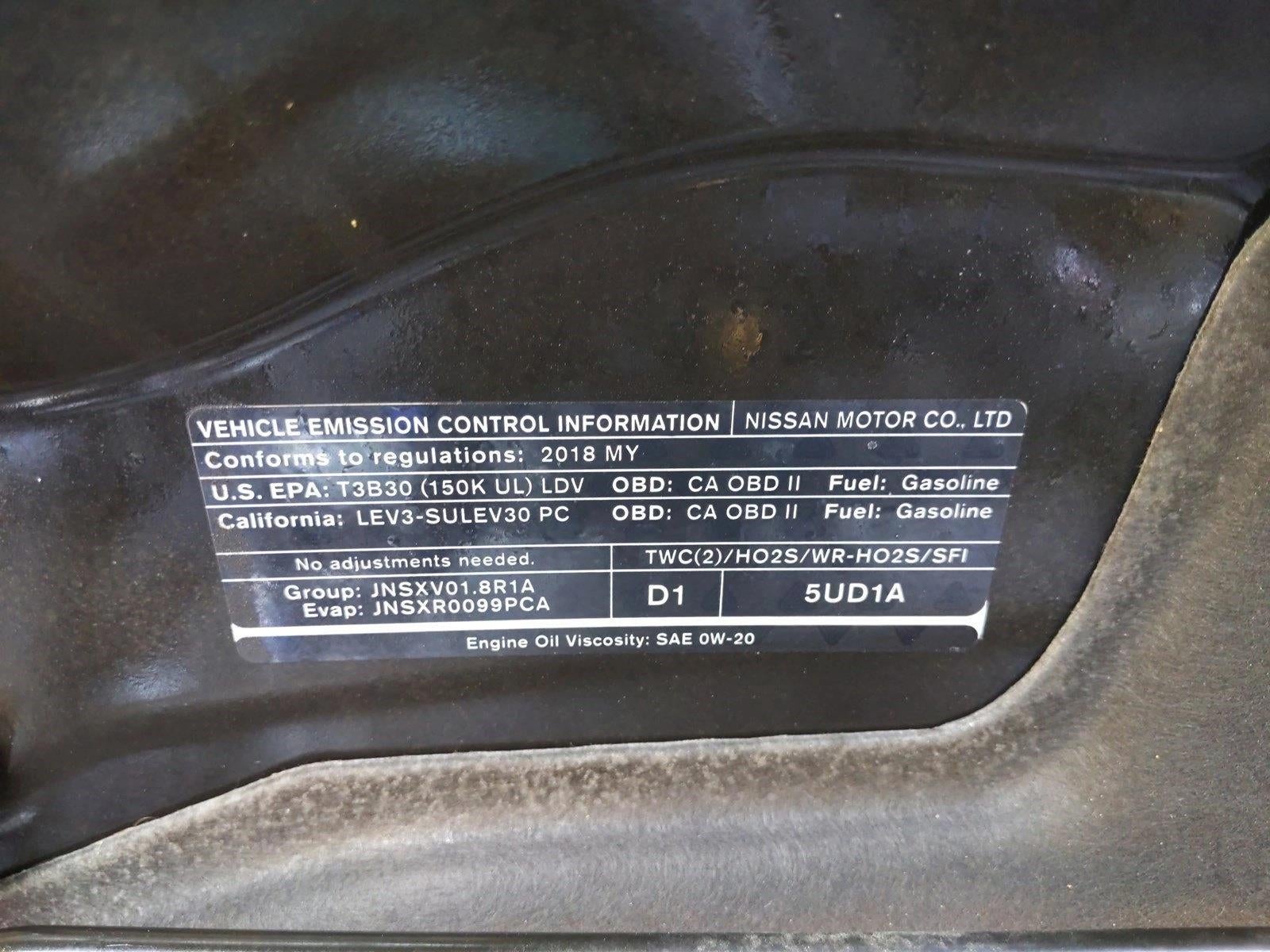 2018 Nissan Sentra SV