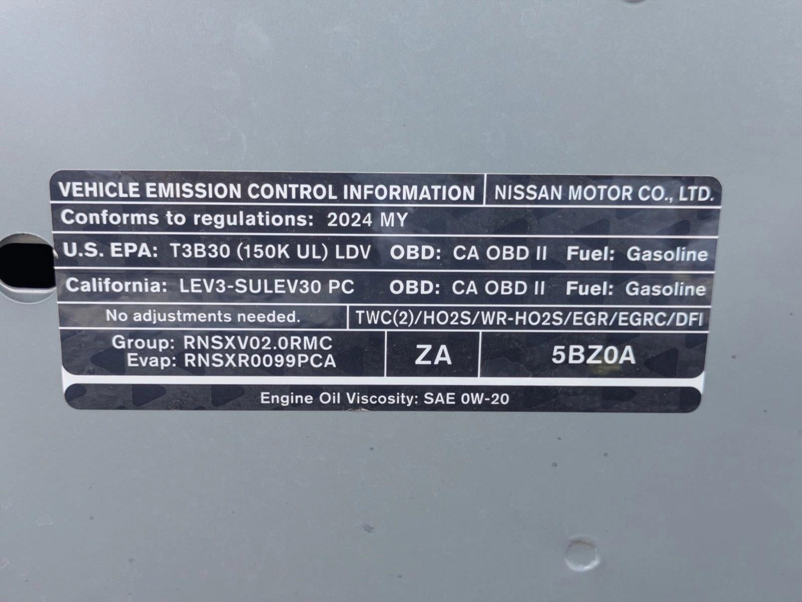 2024 Nissan Sentra SR Xtronic CVT