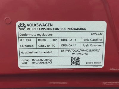 2024 Volkswagen Tiguan 2.0T SE R-Line Black