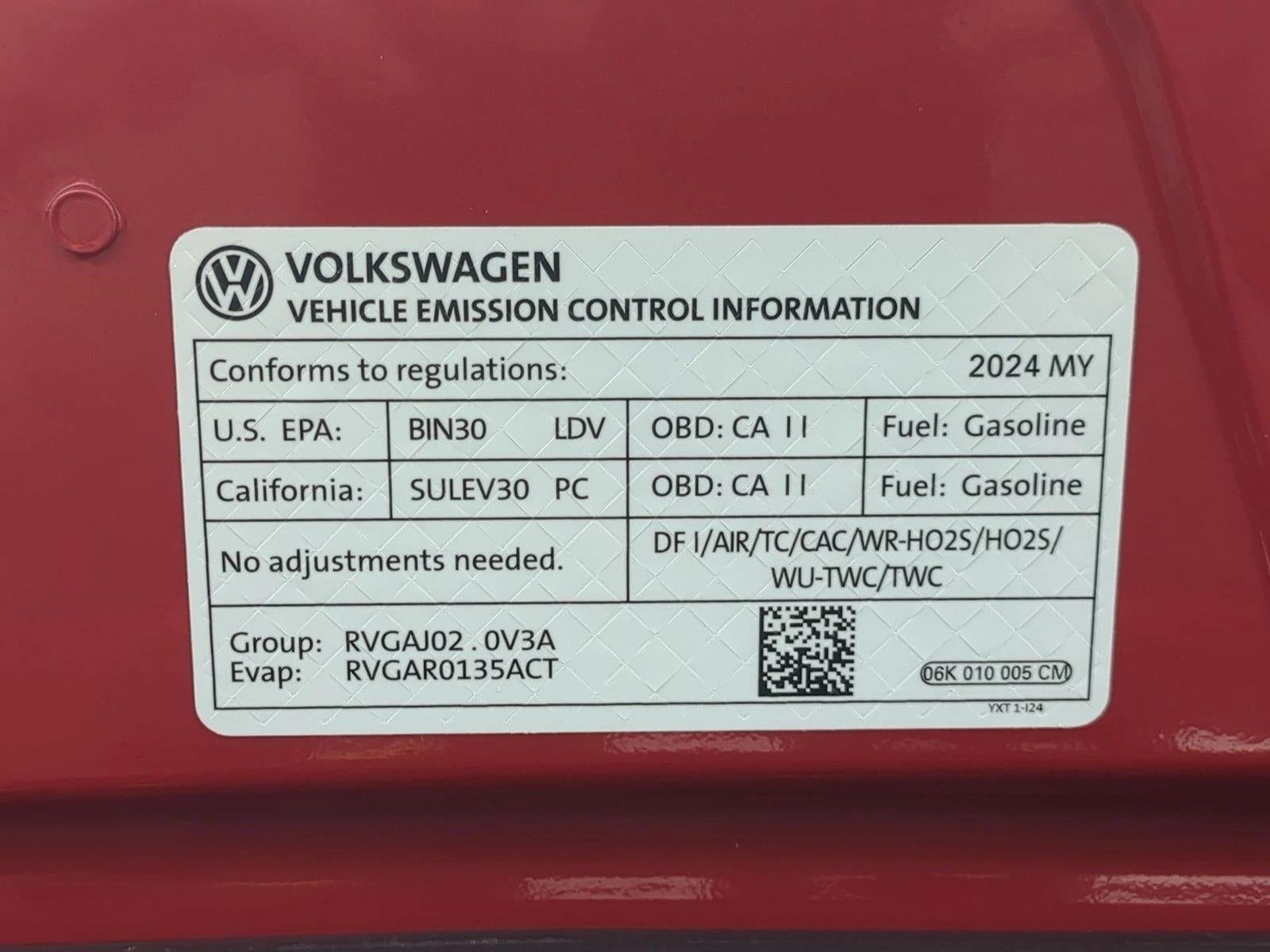 2024 Volkswagen Tiguan 2.0T SE R-Line Black