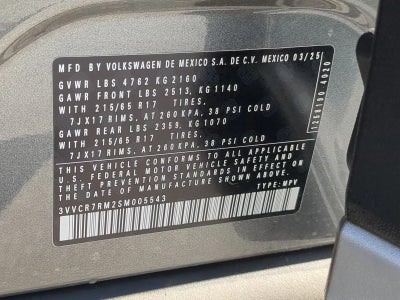 2025 Volkswagen Tiguan 2.0T S