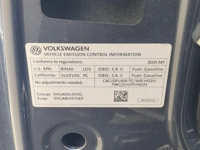 2025 Volkswagen Tiguan 2.0T S