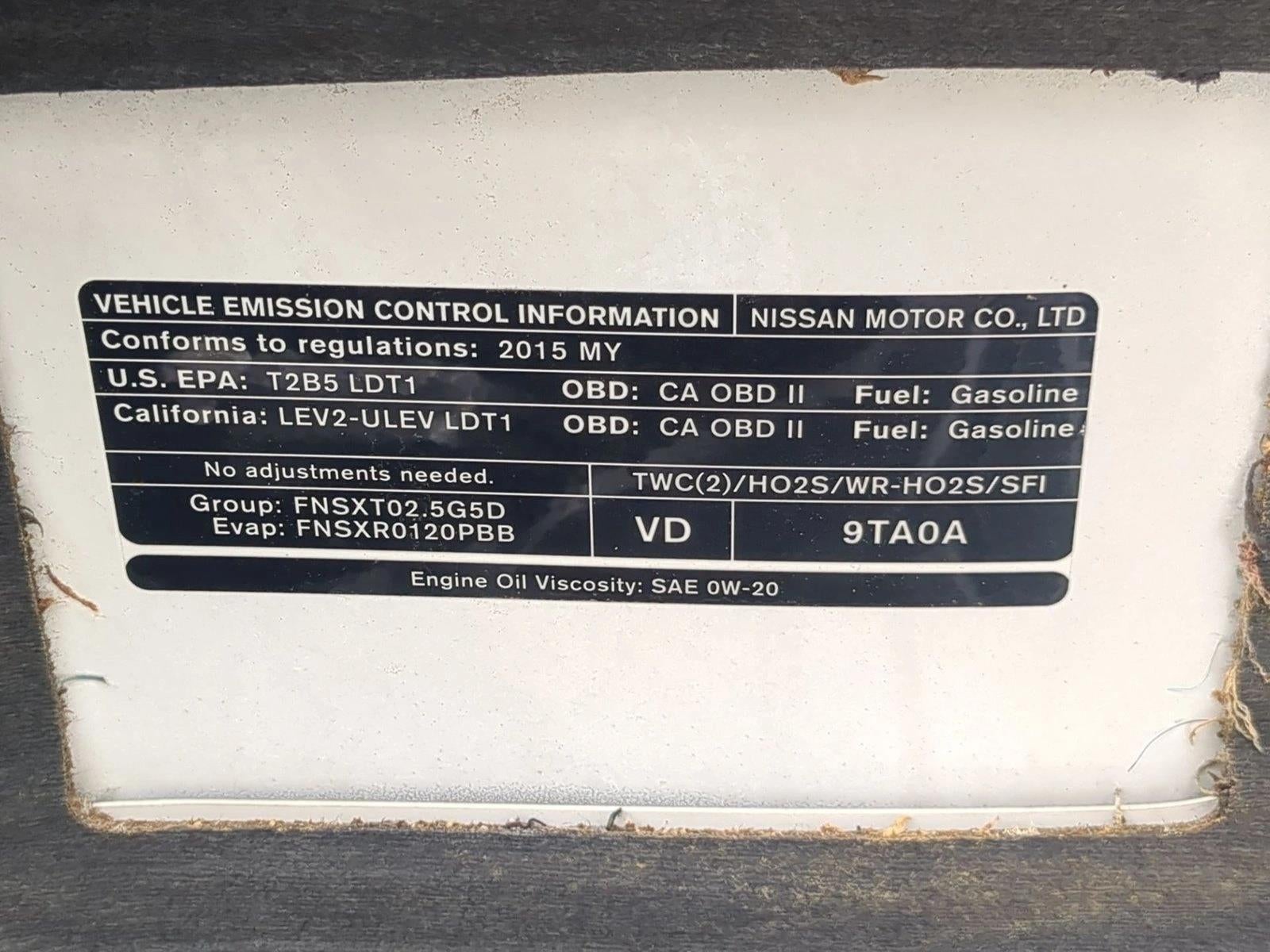2015 Nissan Rogue S