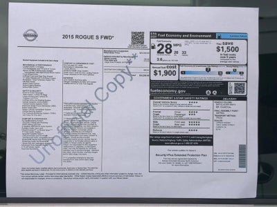 2015 Nissan Rogue S