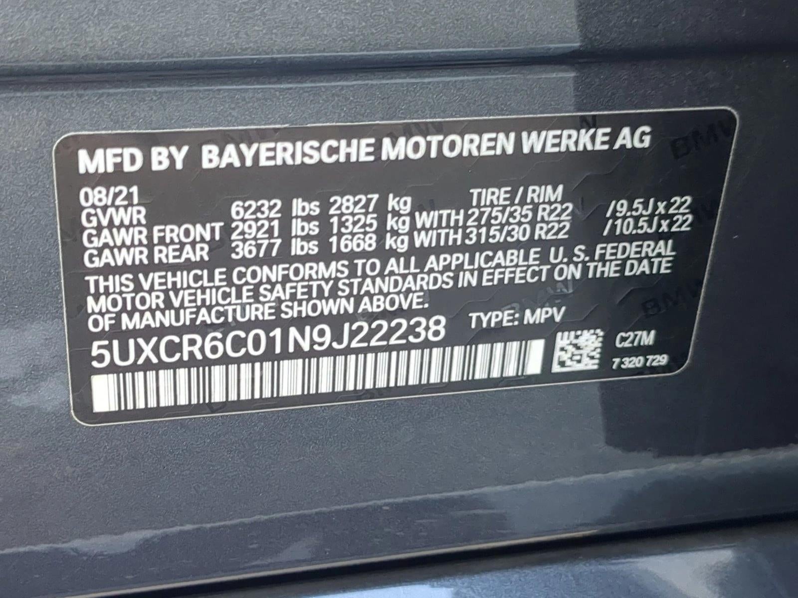 2022 BMW X5 xDrive40i