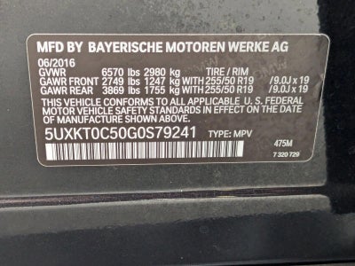 2016 BMW X5 eDrive xDrive40e